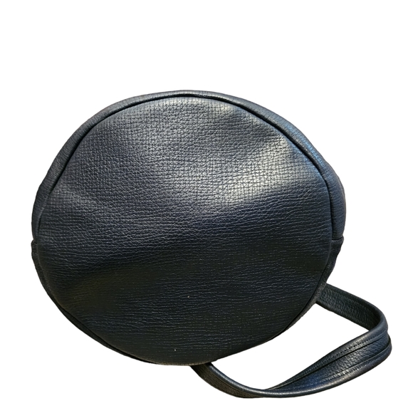 Marc By Marc Jacobs Vintage Navy Leather Blue Suede Leather Handbag Bucket Bag - Picture 9 of 11